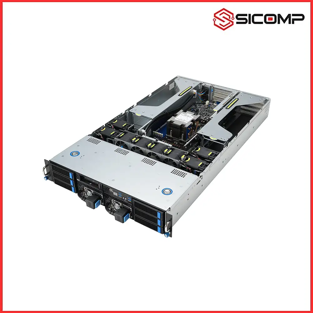 MÁY CHỦ AI HPC ASUS ESC4000A-E12 (1 CPU AMD EPYC 9005 / 2 GPU / 2U RACK SERVER), Picture 7