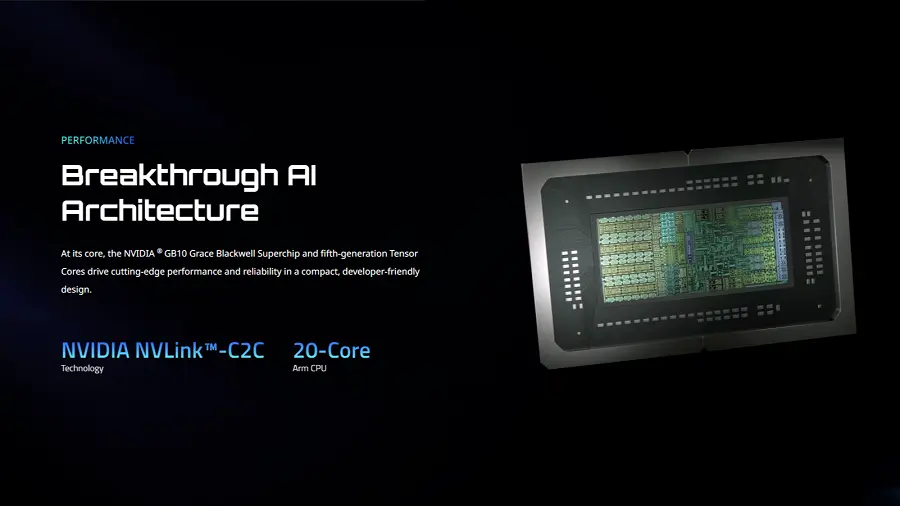 Superchip NVIDIA Grace Blackwell GB10