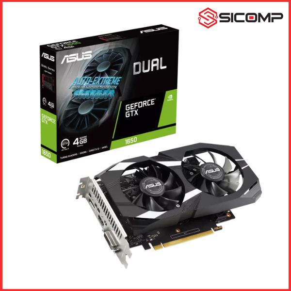 CARD MÀN HÌNH ASUS DUAL GTX 1650 V2 4GB GDDR6 (DUAL-GTX1650-4GD6-P-V2), Picture 1