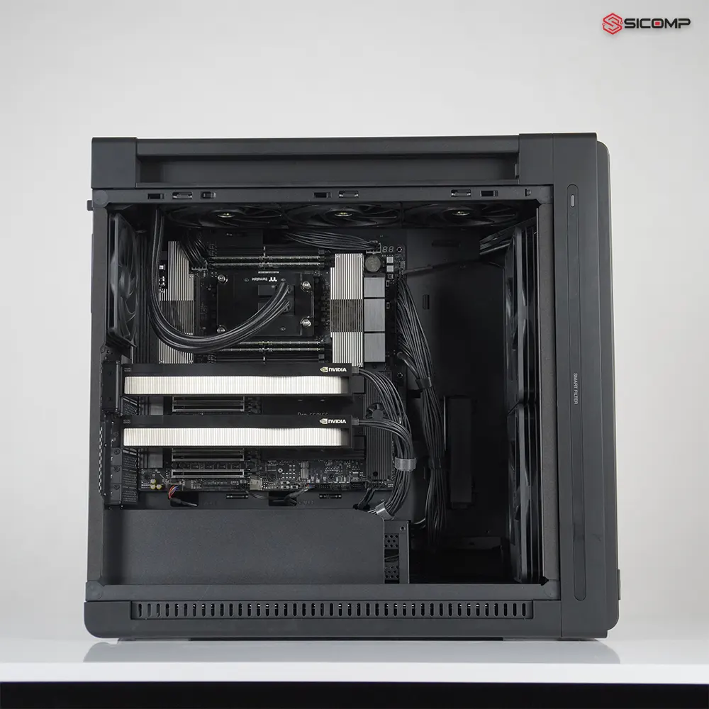 PCAI SICOMP 4000 ADA ( AMD RYZEN THREADRIPPER 3955WX / ASUS PRO WS WRX80E-SAGE SE WIFI / 128GB RAM / 4000 ADA), Picture 2