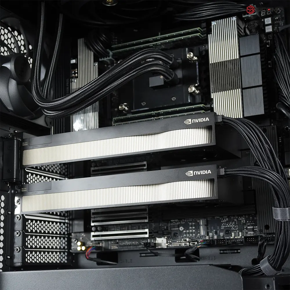 PCAI SICOMP 4000 ADA ( AMD RYZEN THREADRIPPER 3955WX / ASUS PRO WS WRX80E-SAGE SE WIFI / 128GB RAM / 4000 ADA), Picture 4