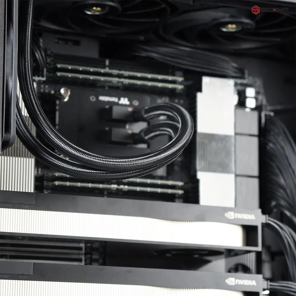 PCAI SICOMP 4000 ADA ( AMD RYZEN THREADRIPPER 3955WX / ASUS PRO WS WRX80E-SAGE SE WIFI / 128GB RAM / 4000 ADA), Picture 5