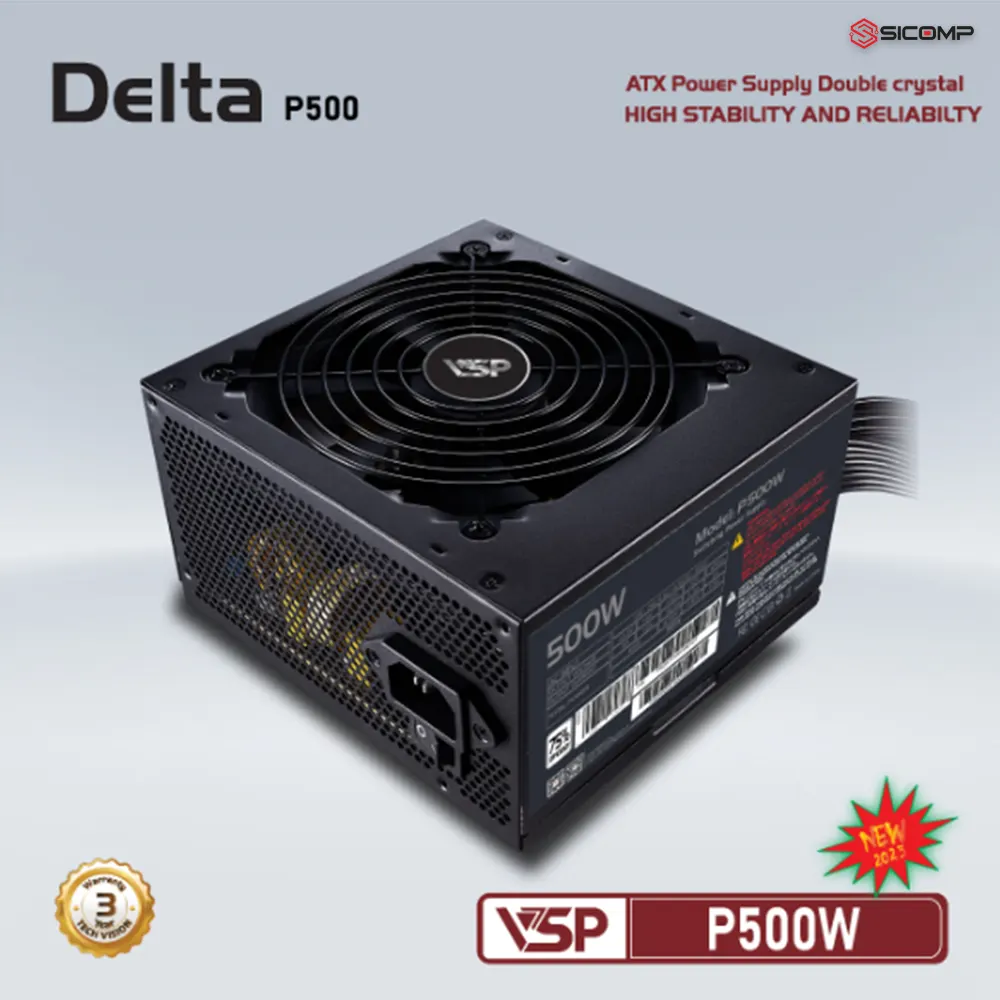 NGUỒN MÁY TÍNH VSP DELTA P500W, Picture 3