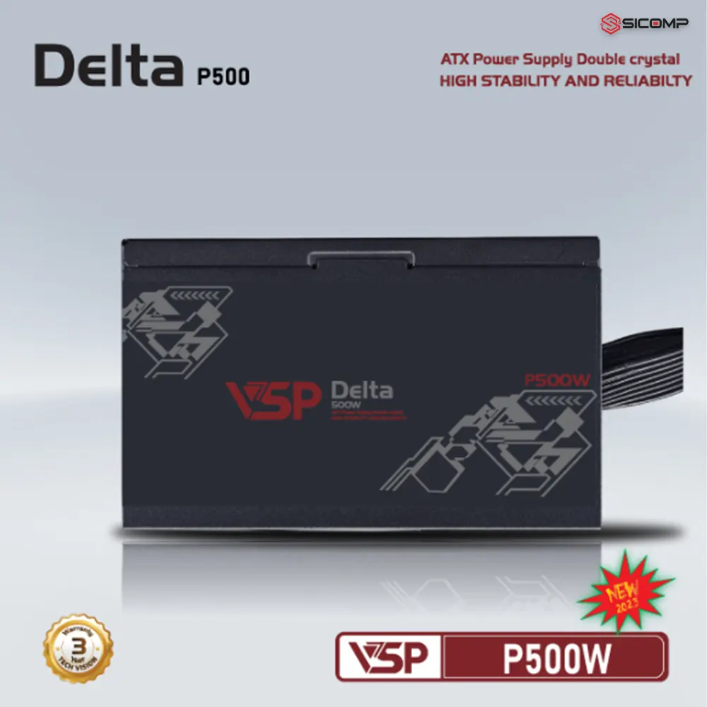 NGUỒN MÁY TÍNH VSP DELTA P500W, Picture 5