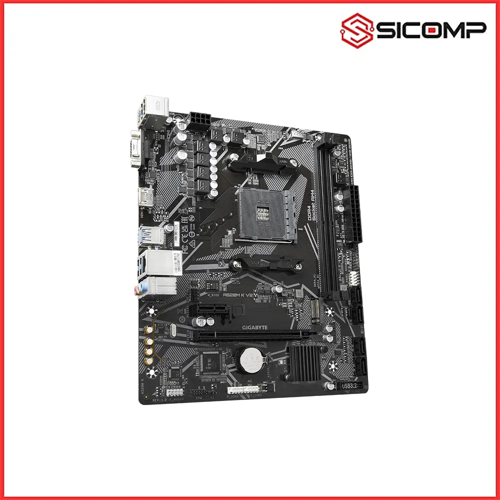 MAINBOARD GIGABYTE A520M-K V2, Picture 3