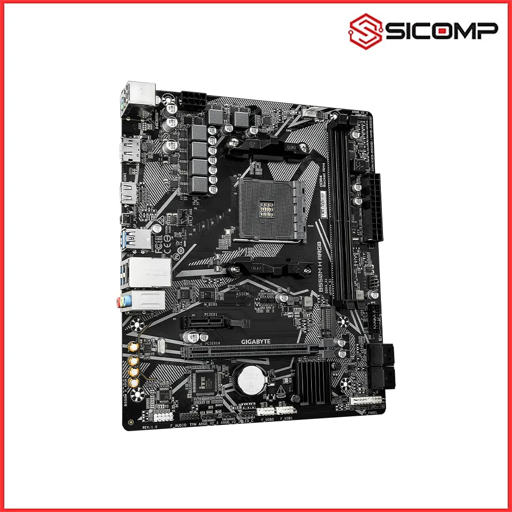 MAINBOARD GIGABYTE B550M H ARGB, Picture 3