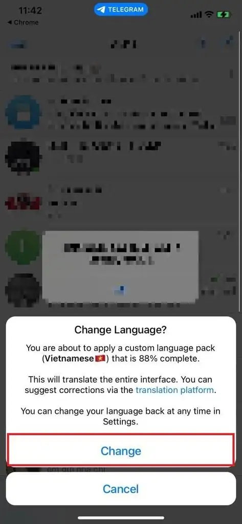 Telegram Tiếng Việt PC