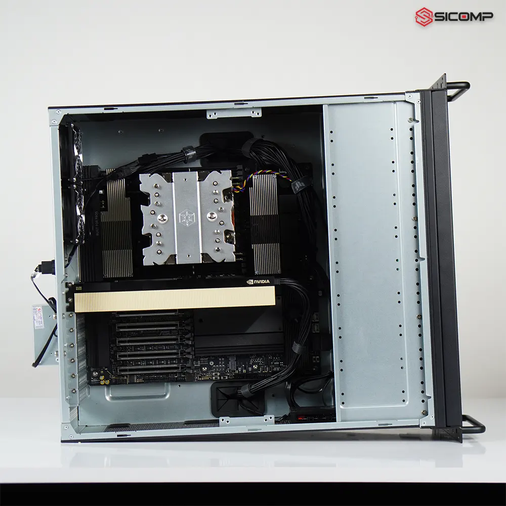 SERVER SICOMP RM600 (THREADRIPPER PRO 9975WX / WRX90E-SAGE / RTX PRO 6000), Picture 9
