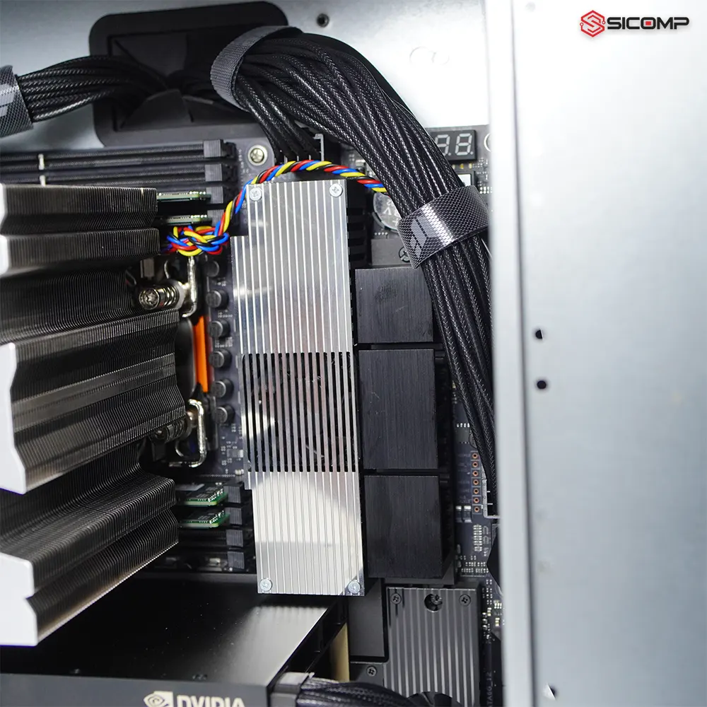 SERVER SICOMP RM600 (THREADRIPPER PRO 9975WX / WRX90E-SAGE / RTX PRO 6000), Picture 10