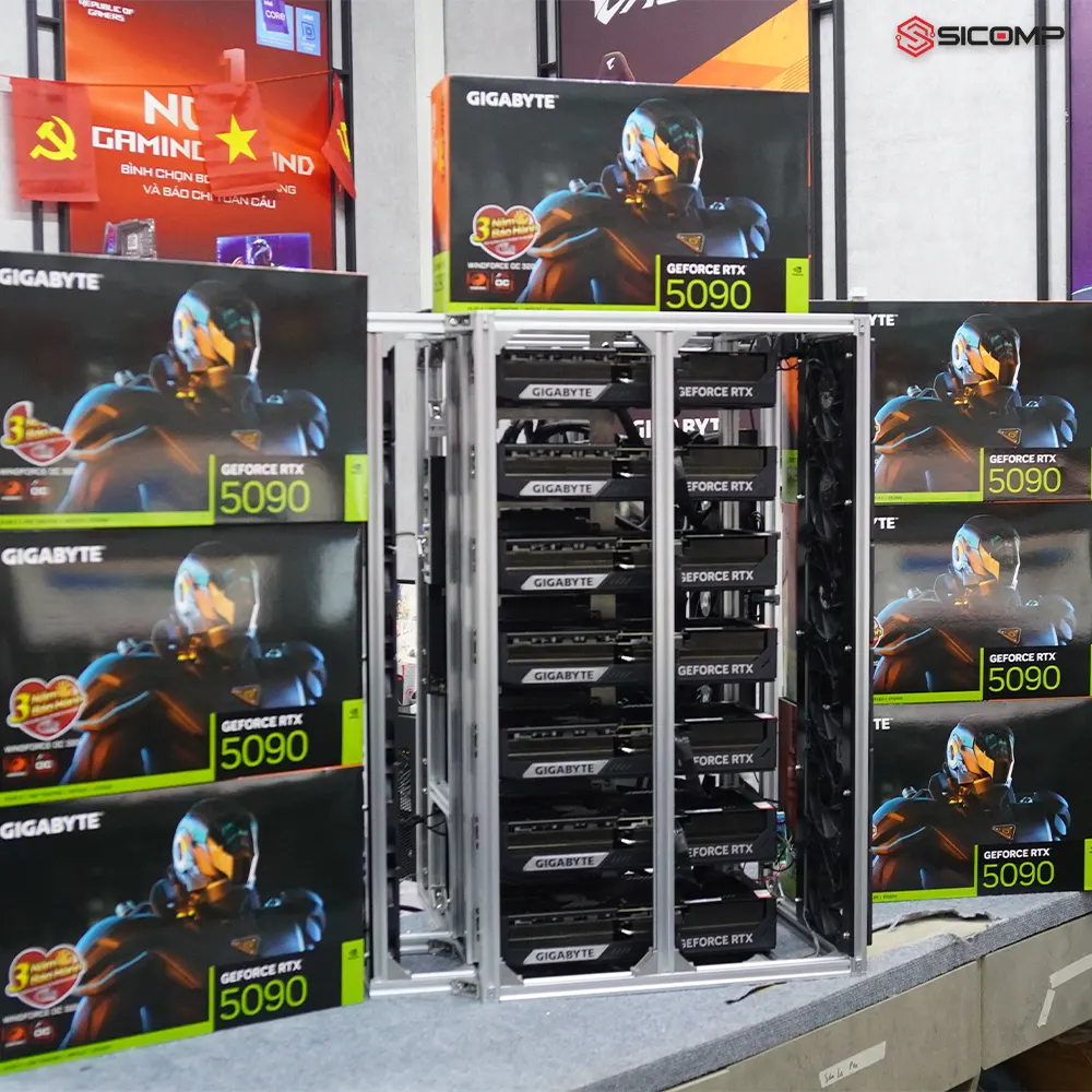 PCAI SICOMP 7965WX (THREADRIPPER PRO 7965WX / WRX90E-SAGE / 7 X RTX 5090), Picture 2