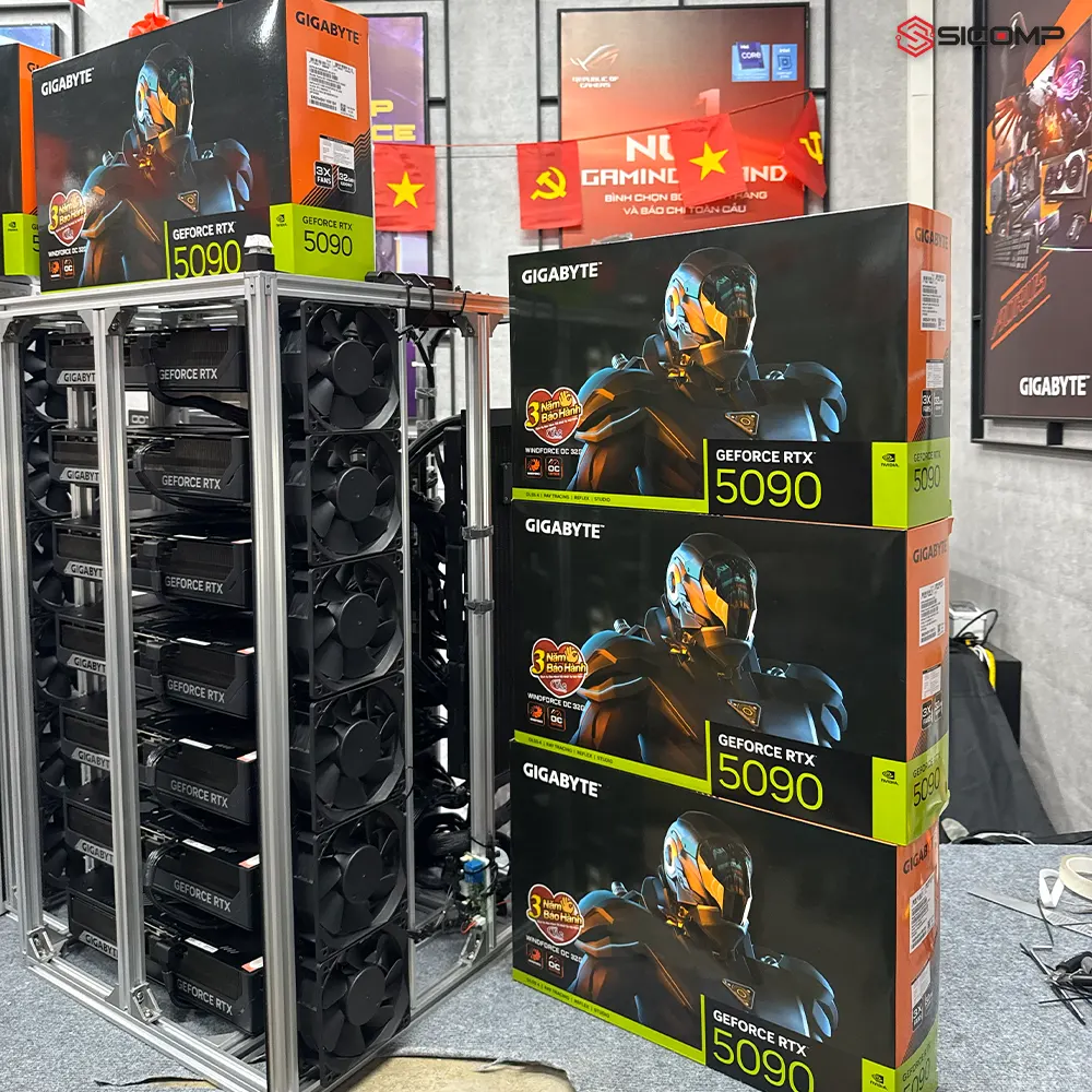 PCAI SICOMP 7965WX (THREADRIPPER PRO 7965WX / WRX90E-SAGE / 7 X RTX 5090), Picture 6