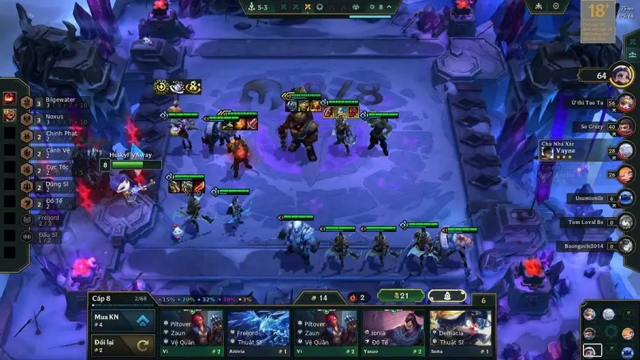 Slow roll ở cấp 7 tìm Gangplank Draven 3 sao