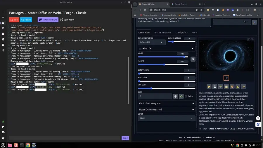 Tốc độ render AI của RTX 5060 Ti