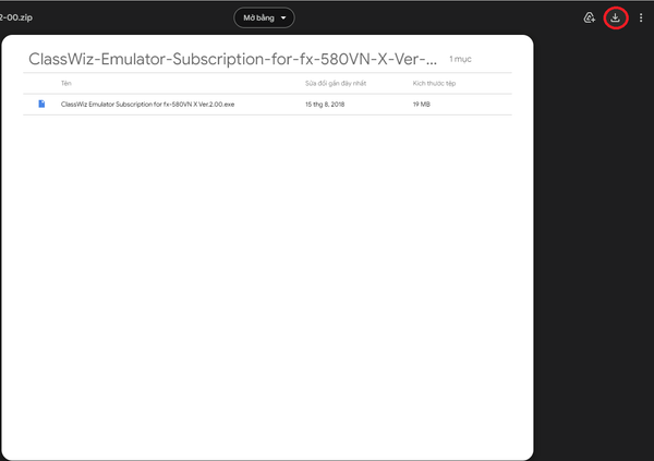 Tải phần mềm giả lập Casio fx-580VN X