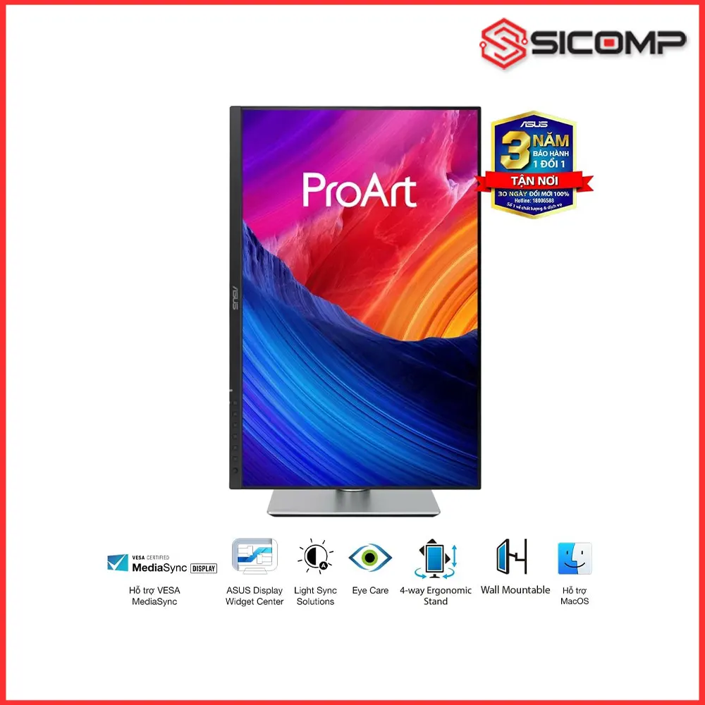 MÀN HÌNH ASUS PROART PA248QFV (24 INCH | WUXGA | IPS | 100HZ | 5MS), Picture 3