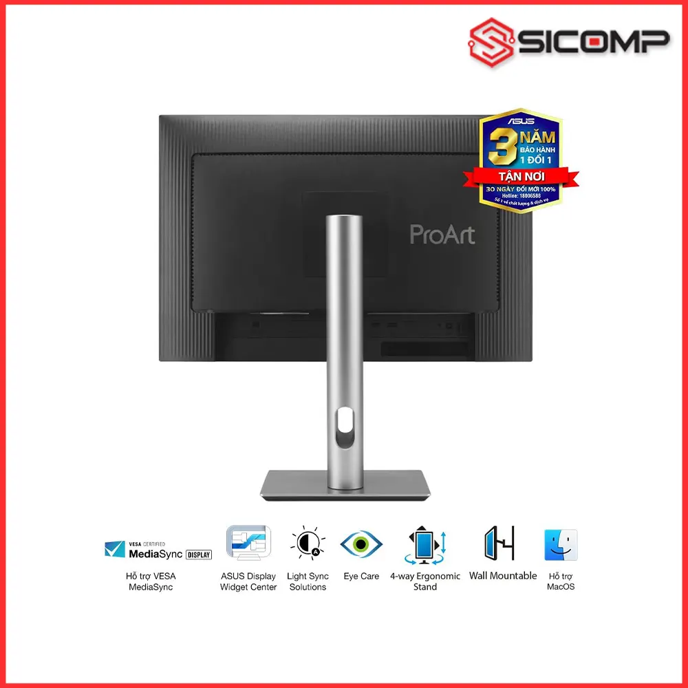 MÀN HÌNH ASUS PROART PA248QFV (24 INCH | WUXGA | IPS | 100HZ | 5MS), Picture 4