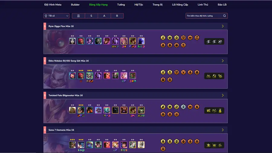 Cách Check Lịch Sử Đấu TFT Siêu Dễ Siêu Chi Tiết Bằng TFT Plus