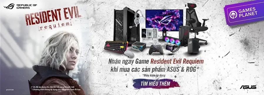 Quà tặng game Resident Evil Requiem