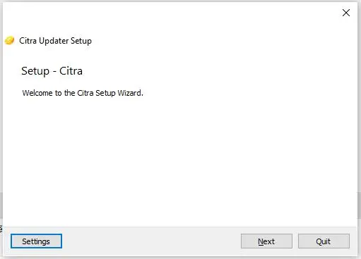 Chọn thư mục cài đặt Citra