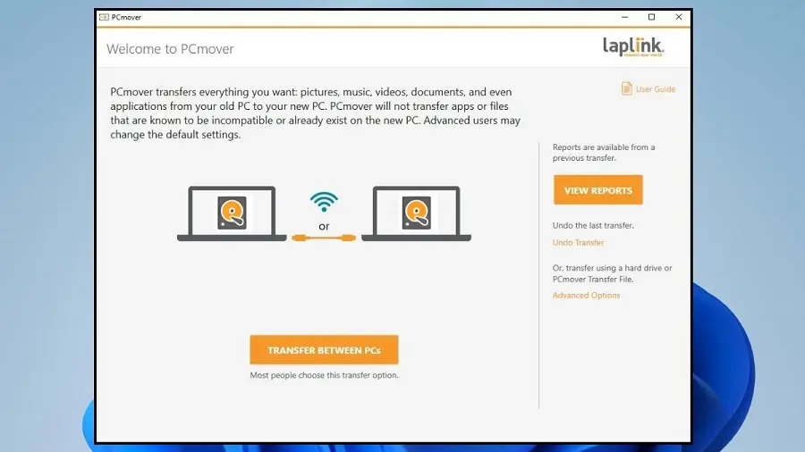 Laplink PCmover