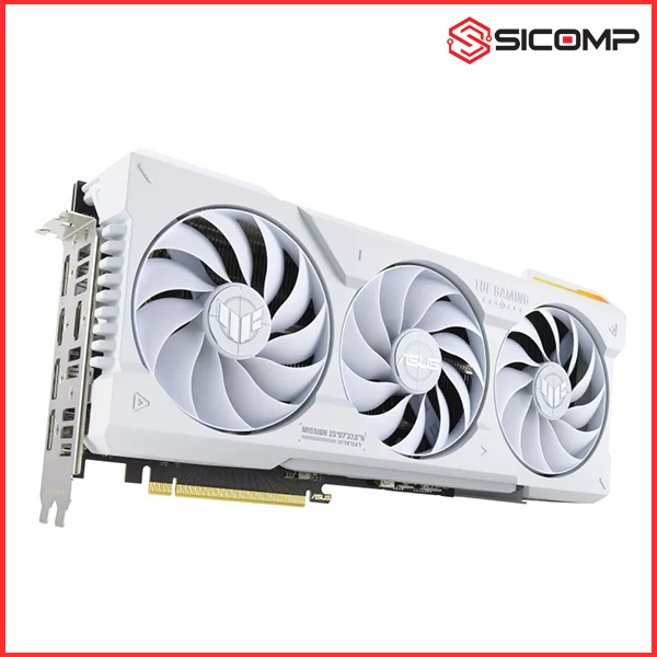 CARD MÀN HÌNH ASUS TUF GAMING GEFORCE RTX 4070 TI SUPER 16GB GDDR6X WHITE OC EDITION, Picture 2