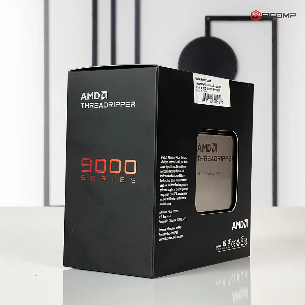 CPU AMD RYZEN THREADRIPPER 9960X (4.2GHZ UP TO 5.4GHZ | 24 CORES 48 THREADS | TDP 350W | SOCKET STR5), Picture 4