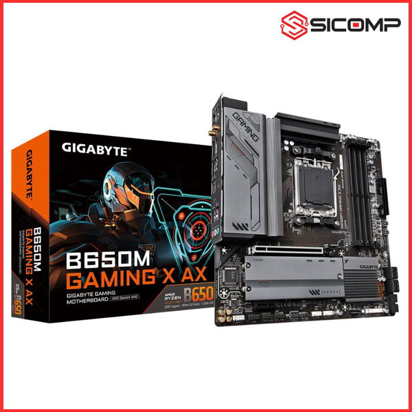 Picture of MAINBOARD GIGABYTE B650M GAMING X AX (DDR5)