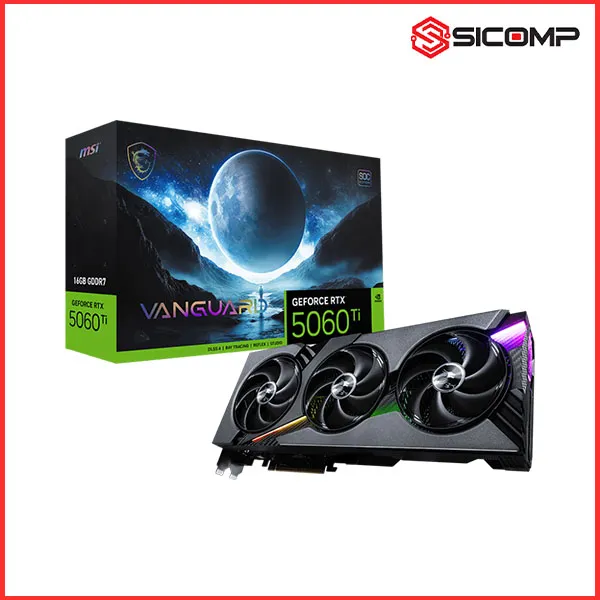 Card màn hình MSI RTX 5060 Ti Vanguard SOC