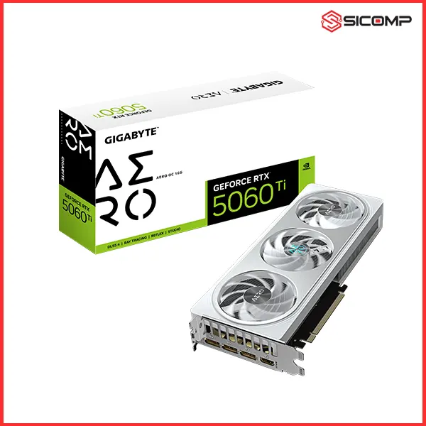 Card màn hình Gigabyte RTX 5060 Ti AERO OC