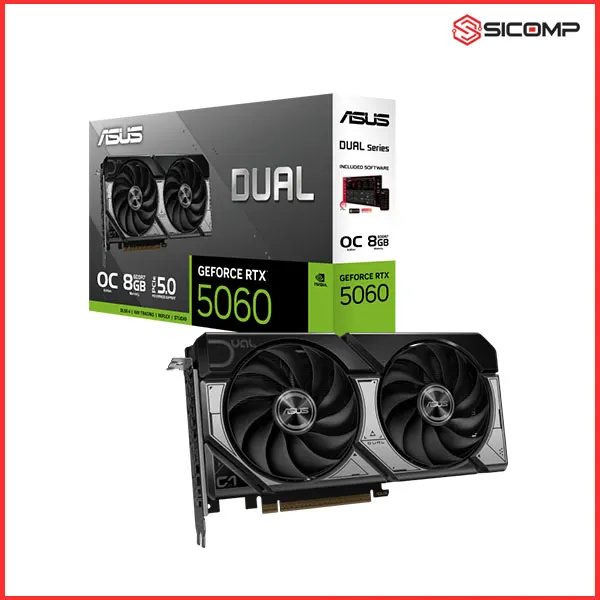 Card màn hình ASUS Dual RTX 5060 OC Edition