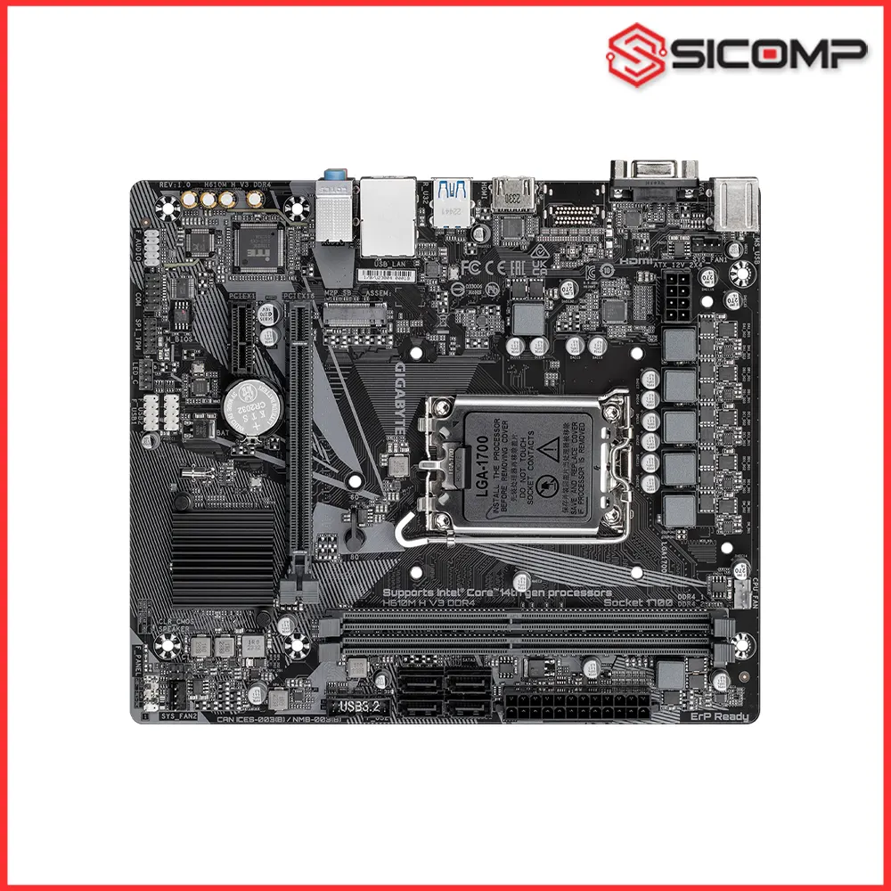 MAINBOARD GIGABYTE H610M H V3 DDR4 , Picture 4