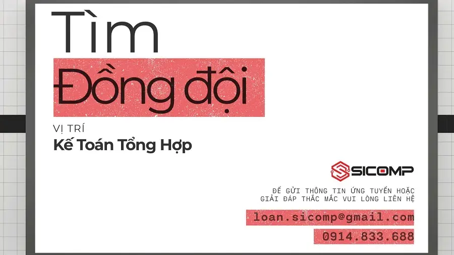 [TUYỂN DỤNG] KẾ TOÁN TỔNG HỢP – LÀM VIỆC TẠI LINH ĐÀM, HÀ NỘI