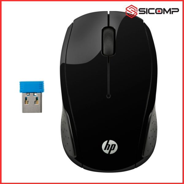 Picture of CHUỘT HP 200 BLACK WIRELESS MOUSE A/P (USB)