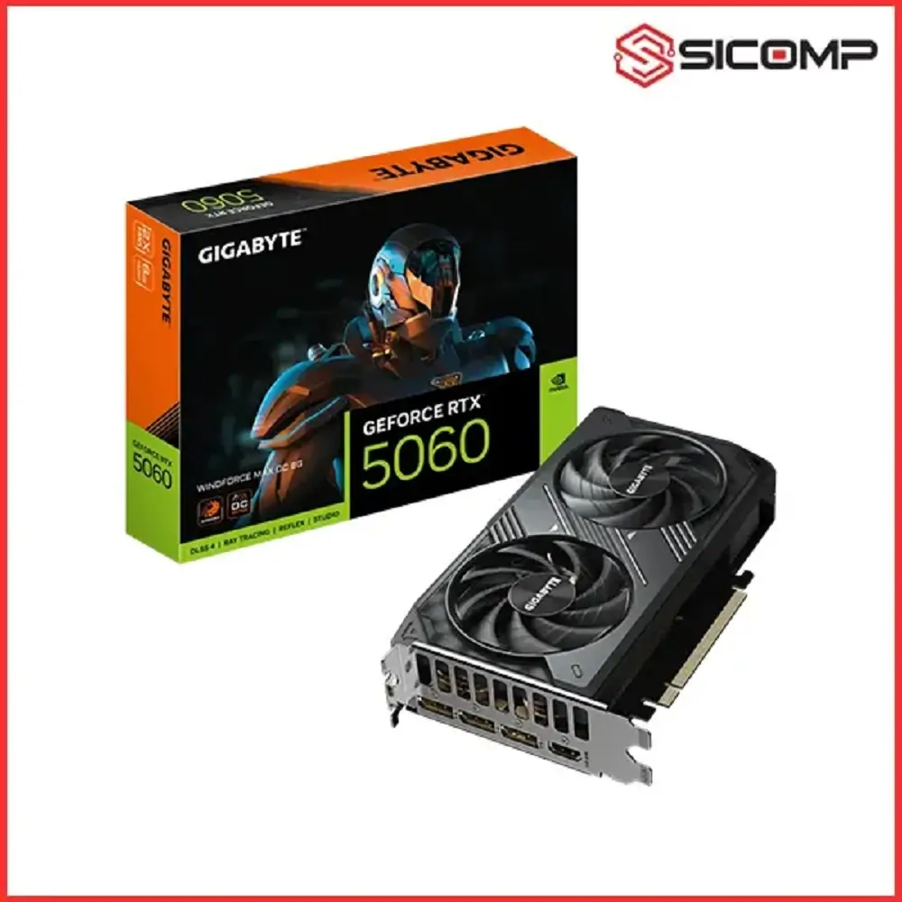 VGA Gigabyte GeForce RTX 5060 Windforce MAX OC