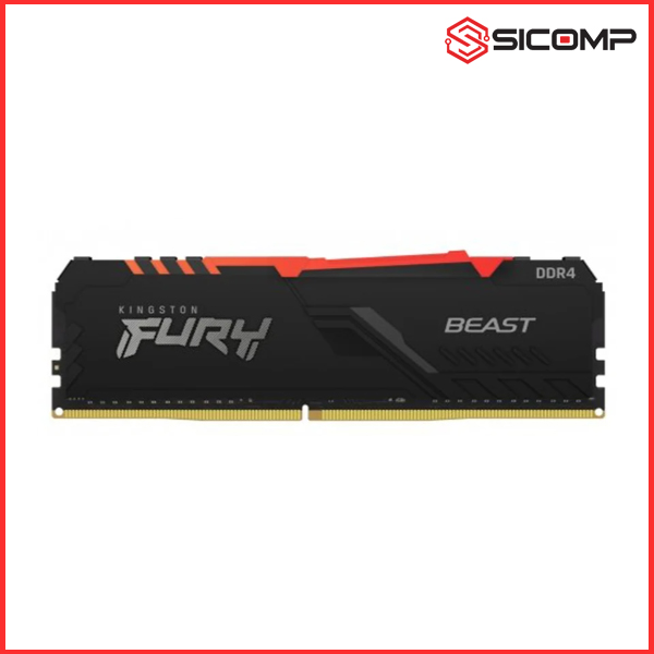 RAM DESKTOP KINGSTON FURY BEAST RGB 32GB (1X32GB) DDR4 3200MHZ, Picture 1