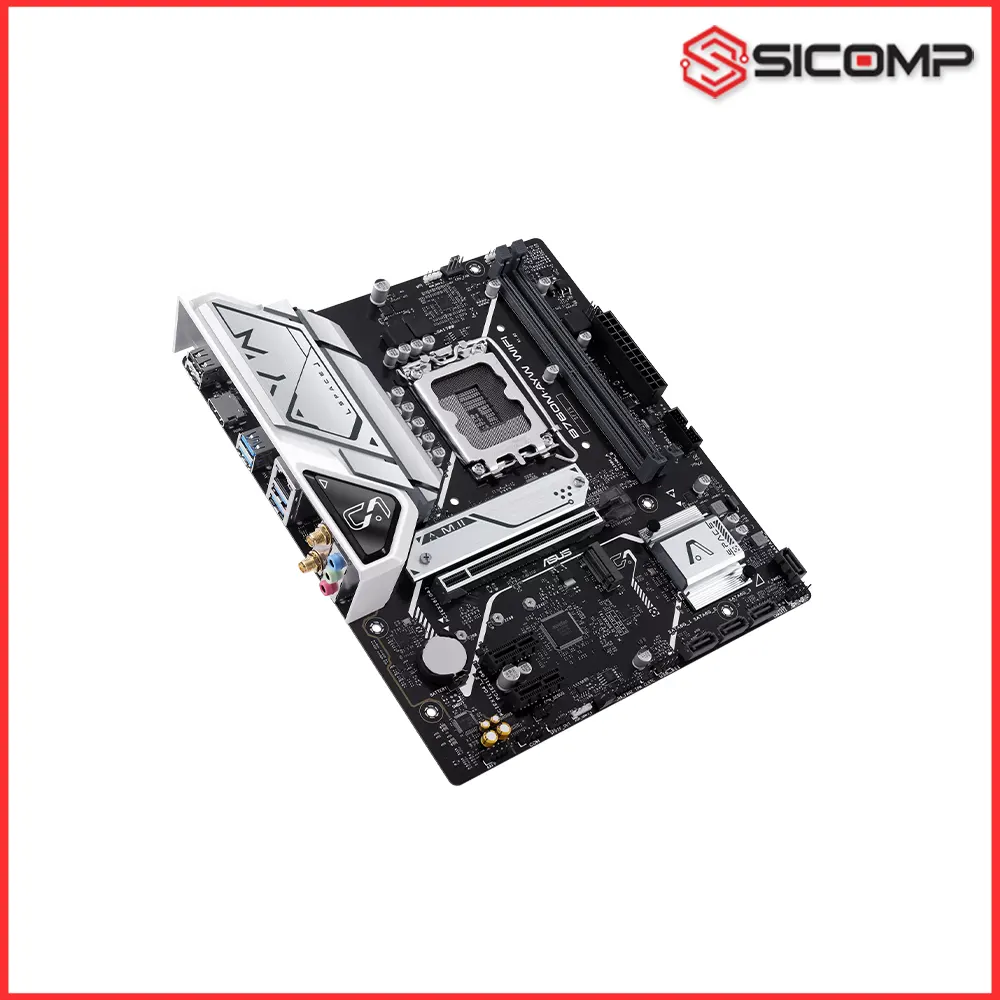ASUS B760M-AYW WIFI hỗ trợ RAM DDR5