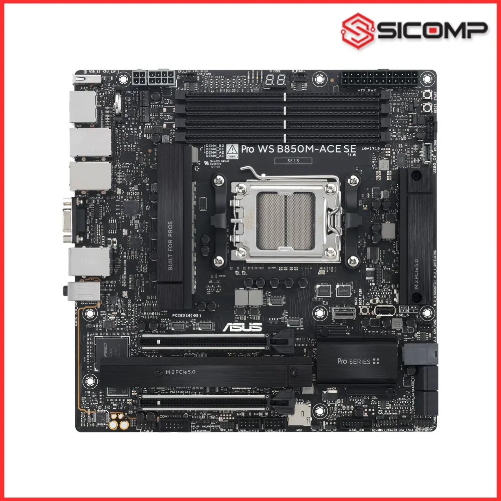 MAINBOARD ASUS PRO WS B850M-ACE SE, Picture 2