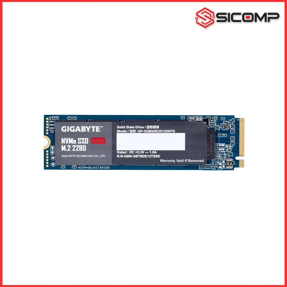 Ổ CỨNG SSD GIGABYTE 512GB M2 2280 NVMe PCI 3.0 X4 G3NVME512G, Picture 2
