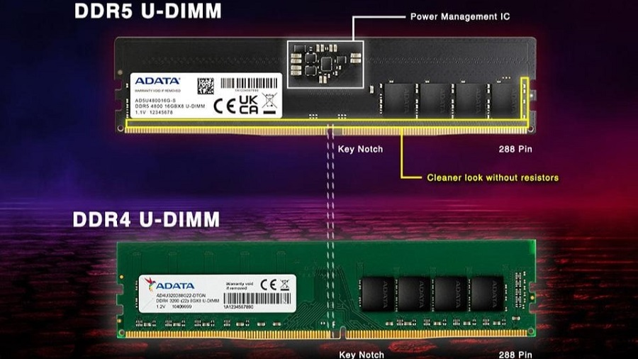 Phân biệt RAM DDR4 và DDR5