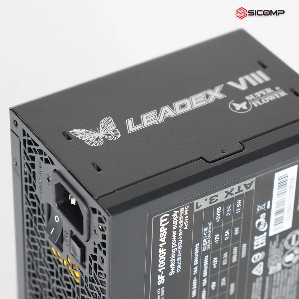 NGUỒN SUPER FLOWER LEADEX VIII PLATIUM PRO 1000W ATX 3.1 (BK), Picture 5