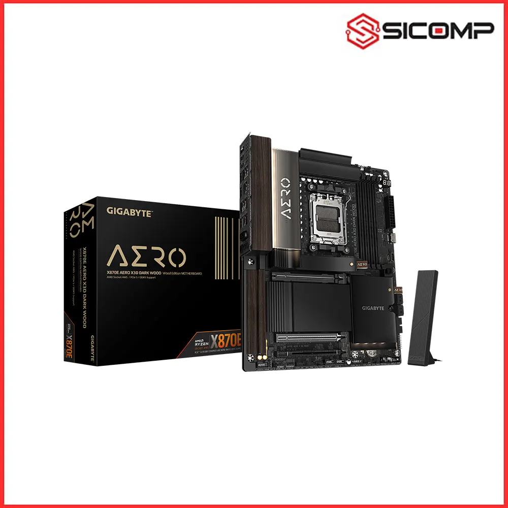 Mua GIGABYTE X870E AERO X3D DARK WOOD