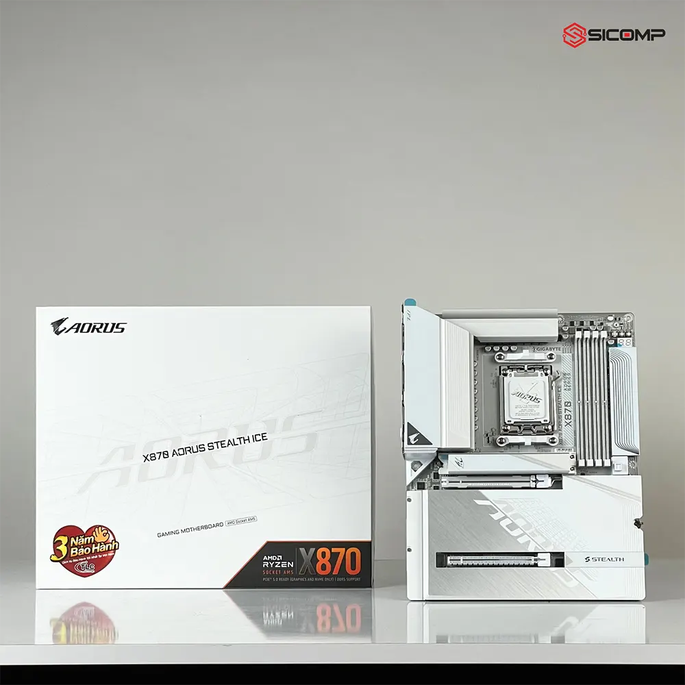 GIGABYTE X870 AORUS STEALTH ICE