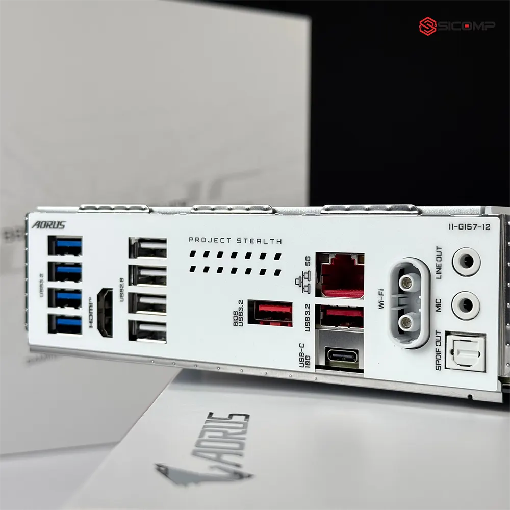 MAINBOARD GIGABYTE B850 AORUS STEALTH ICE WIFI 7 - X3D TURBO MODE, Picture 5