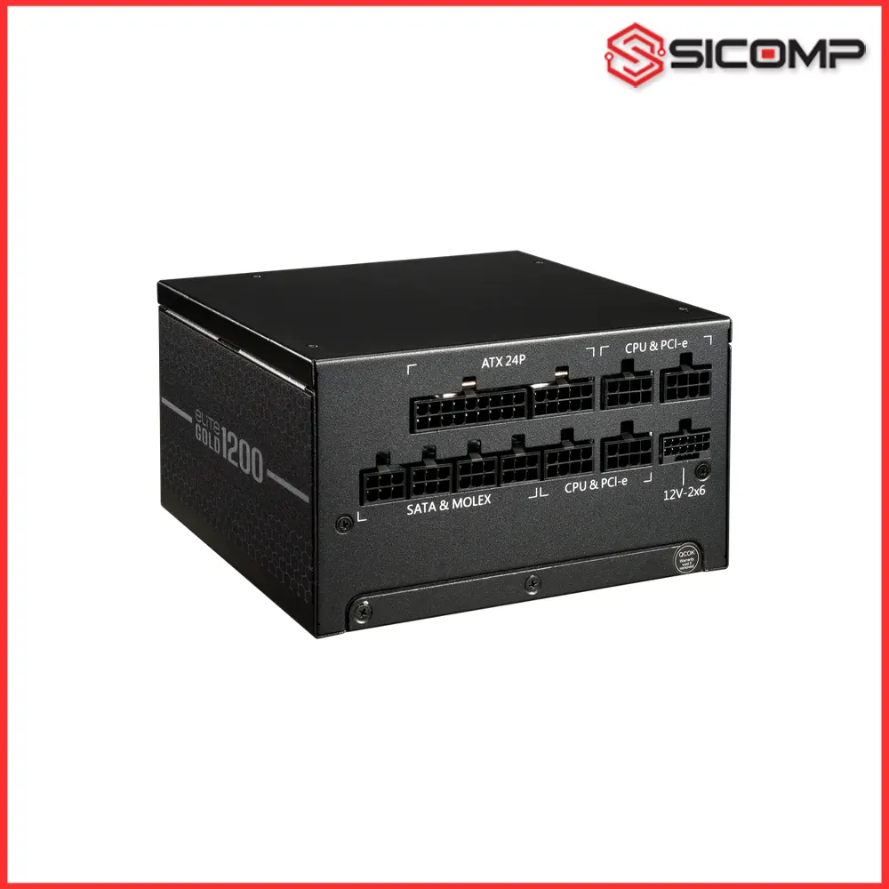 NGUỒN COOLER MASTER ELITE GOLD 1200 FM A/EU CORD, Picture 2