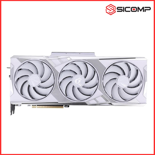 CARD MÀN HÌNH COLORFUL IGAME GEFORCE RTX 4070 TI SUPER VULCAN W OC 16GB-V WHITE, Picture 2