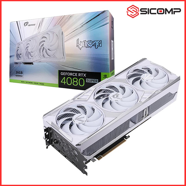 CARD MÀN HÌNH COLORFUL IGAME GEFORCE RTX 4080 SUPER VULCAN W OC 16GB-V, Picture 1