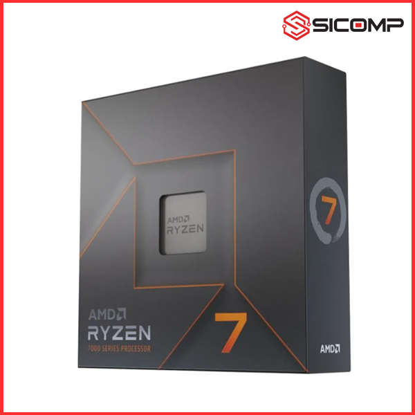 Picture of CPU AMD RYZEN 7 7700X (4.5 GHZ UPTO 5.4GHZ / 40MB / 8 CORES, 12 THREADS / 105W / SOCKET AM5)