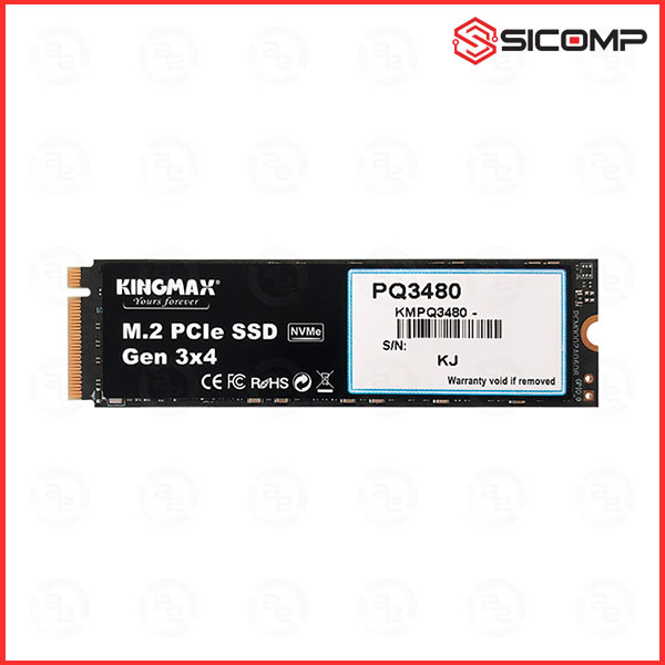 Ổ CỨNG SSD KINGMAX PQ3480 256GB M.2 2280 PCIE NVME GEN3x4 (ĐỌC 2250MB/S - GHI 1200MB/S), Picture 1