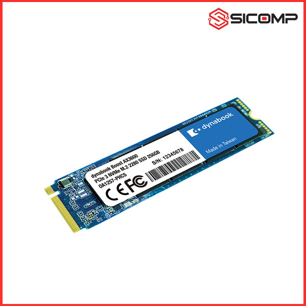 Ổ CỨNG SSD DYNABOOK BOOST AX3600 256GB M.2 2280 PCIE NVME GEN3x4 (UP TO 2200MB/S), Picture 2