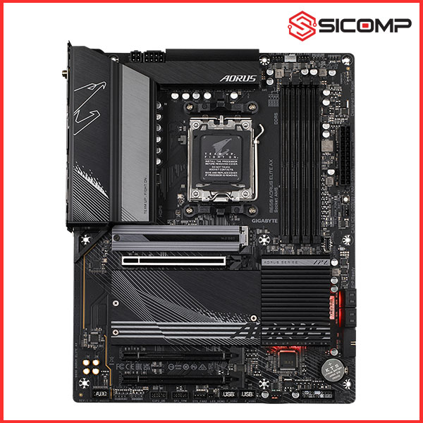 MAINBOARD GIGABYTE B650 AORUS ELITE AX (AMD B650, SOCKET AM5, ATX, 4 KHE RAM DDR5), Picture 4